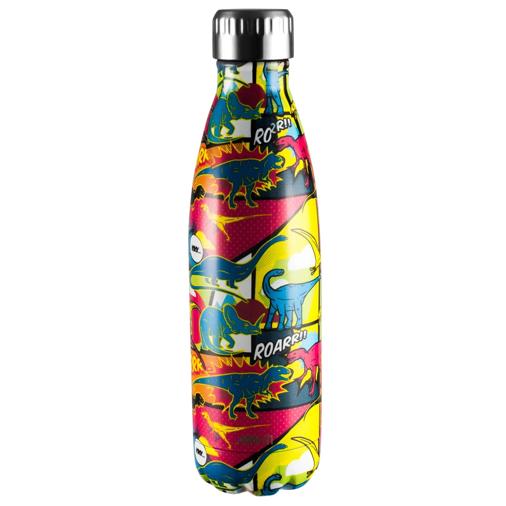 Avanti Fluid Bottle 500ml - Dinosaurs