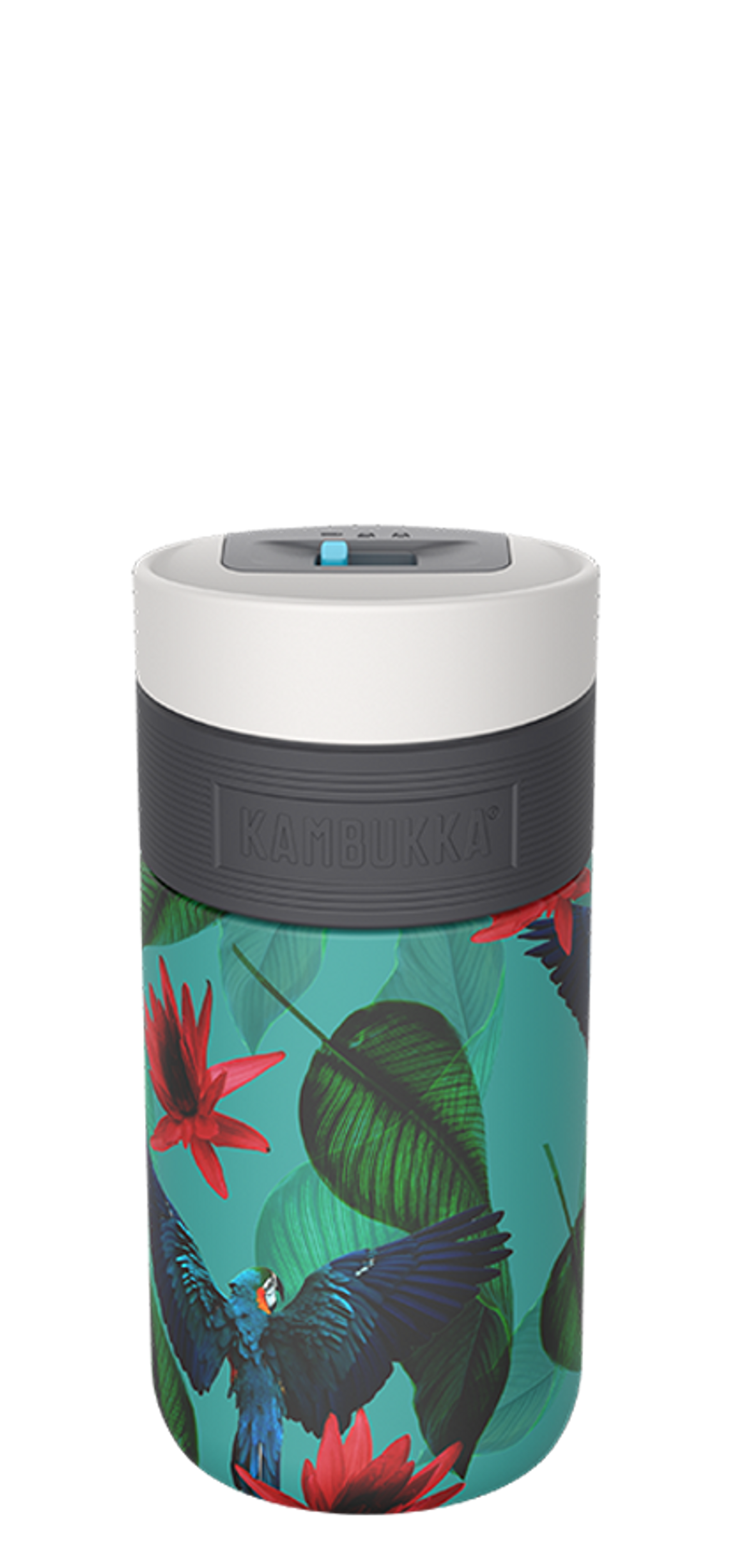 Kambukka Etna 3-in-1 Snapclean Travel Mug 300ml - Parrots