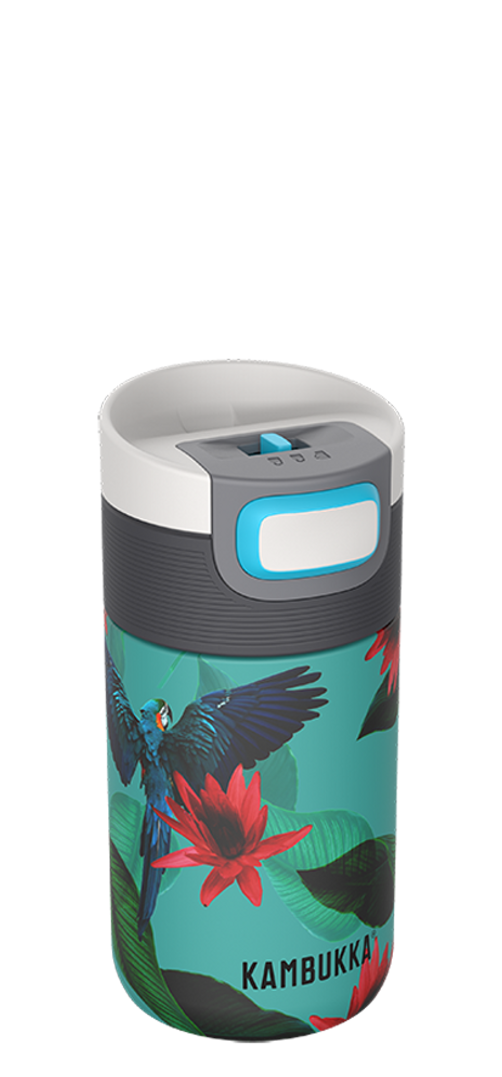 Kambukka Etna 3-in-1 Snapclean Travel Mug 300ml - Parrots