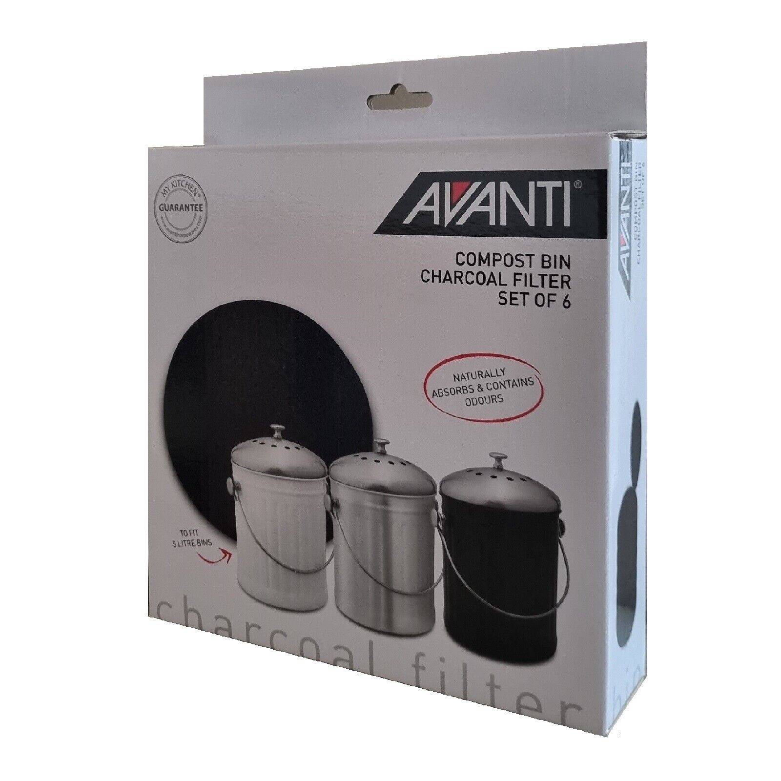 Avanti Compost Bin Filter 5.0 Litre Set of 6