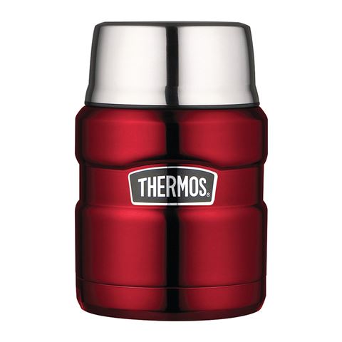 Thermos Stainless King S/Steel Vacuum Insulated Food Jar 470ml with Spoon