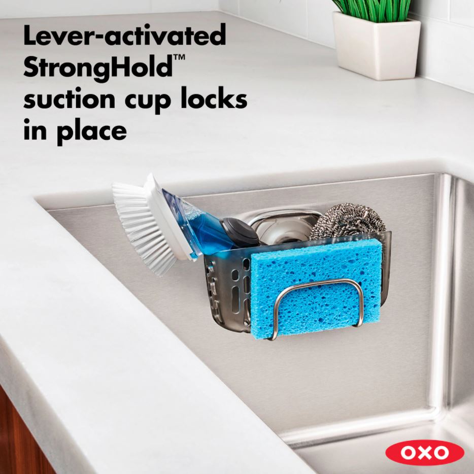 OXO Good Grips StrongHold Suction Sink Caddy