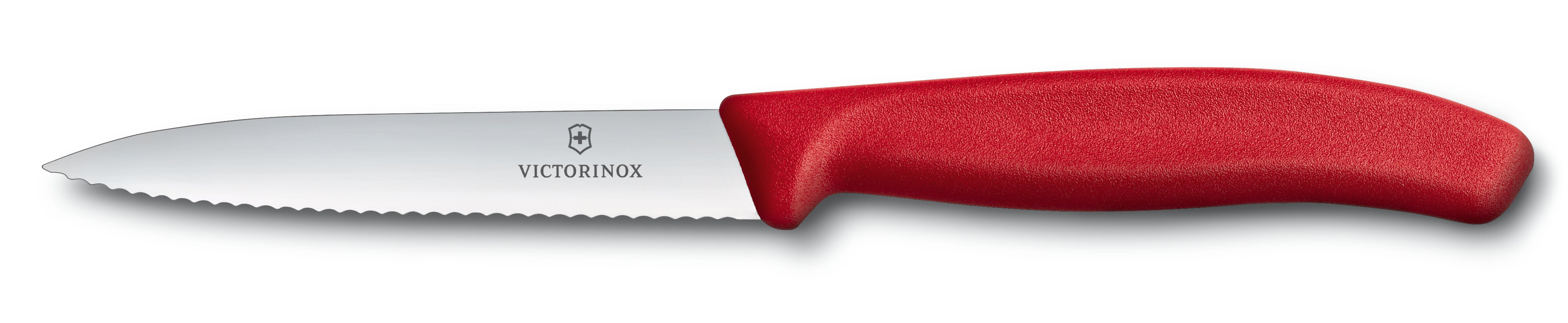 Victorinox Classic Paring Knife Wavy Edge 10cm - Red