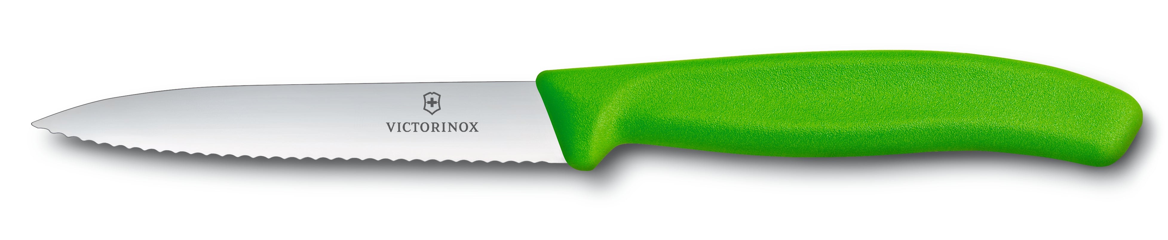 Victorinox Classic Paring Knife Wavy Edge 10cm - Green