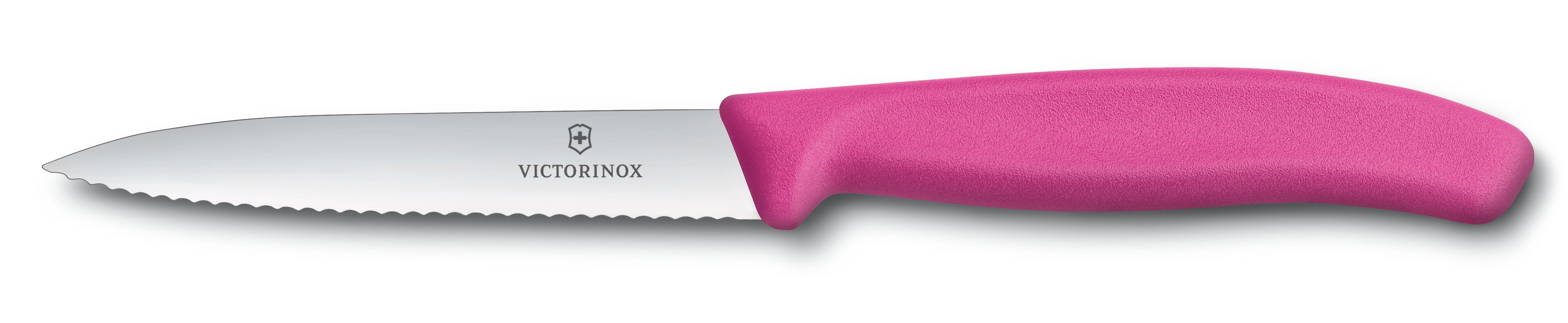 Victorinox Classic Paring Knife Wavy Edge 10cm - Pink