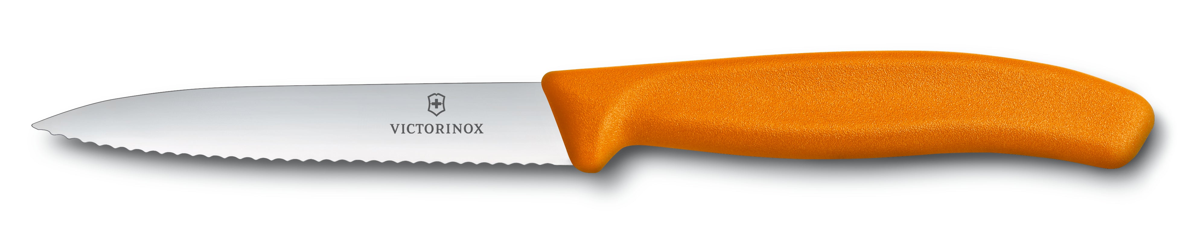 Victorinox Classic Paring Knife Wavy Edge 10cm - Orange