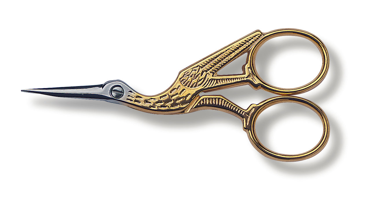 Victorinox Stork Embroidery Scissors Gold Plated 9cm
